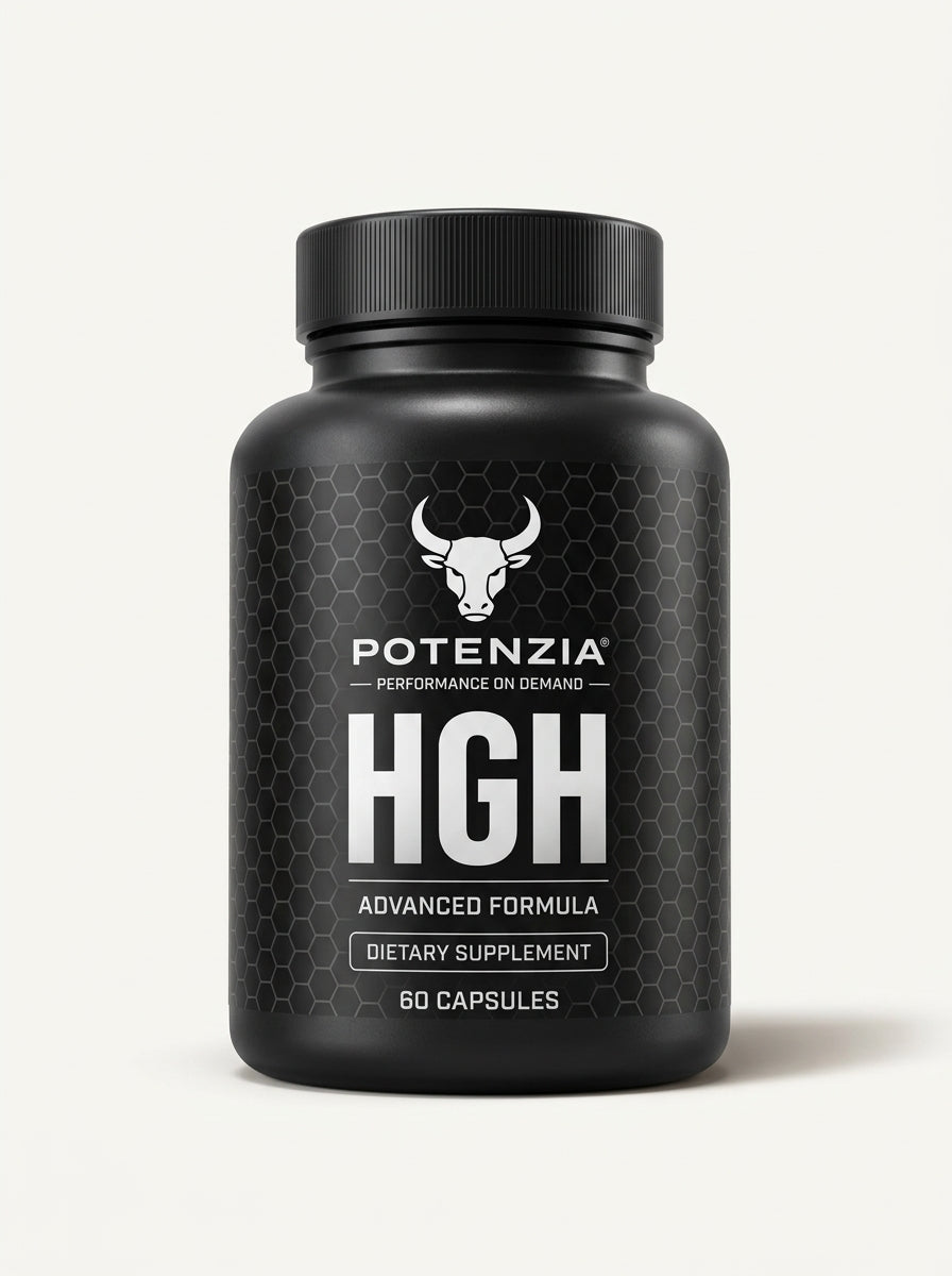 Potenzia HGH bottle, 60 capsules