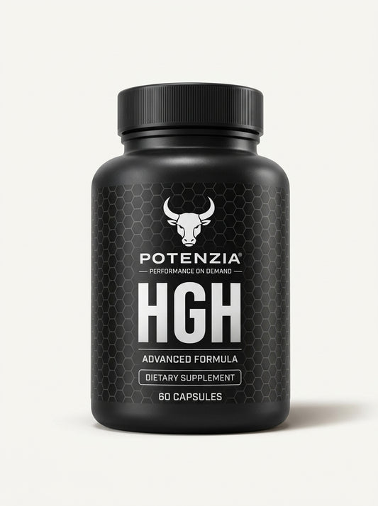 Potenzia HGH bottle, 60 capsules